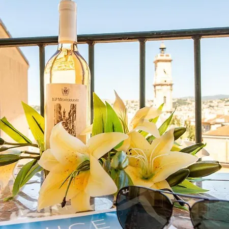 Appartamento Providence - Elegant F3, Vue Incroyable, Balcon,ascenseur, Wifi Nizza