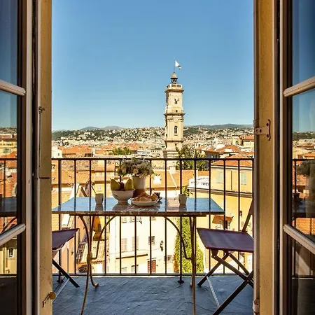 Appartamento Providence - Elegant F3, Vue Incroyable, Balcon,ascenseur, Wifi Nizza