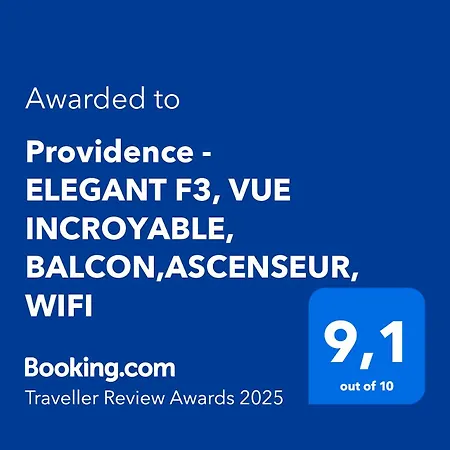 Providence - Elegant F3, Vue Incroyable, Balcon,ascenseur, Wifi Appartamento