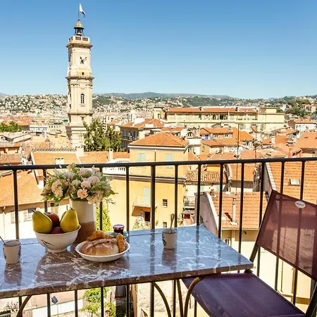 Providence - Elegant F3, Vue Incroyable, Balcon,ascenseur, Wifi Apartment Nice