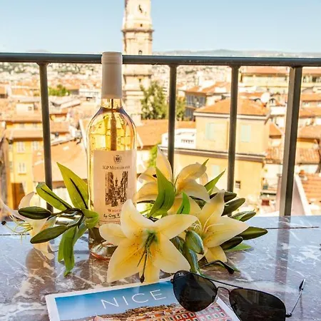 Providence - Elegant F3, Vue Incroyable, Balcon,ascenseur, Wifi Nizza