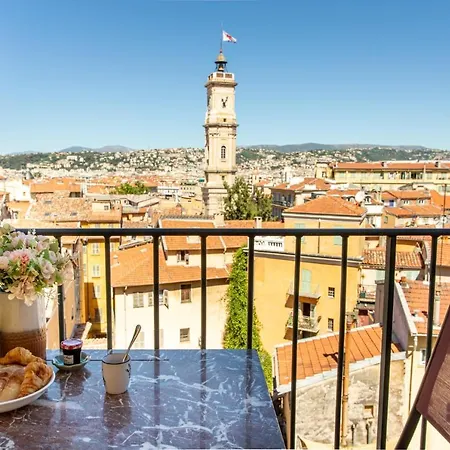 Providence - Elegant F3, Vue Incroyable, Balcon,ascenseur, Wifi Apartment Nice