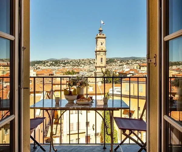 Appartement Providence - Elegant F3, Vue Incroyable, Balcon,ascenseur, Wifi Nice