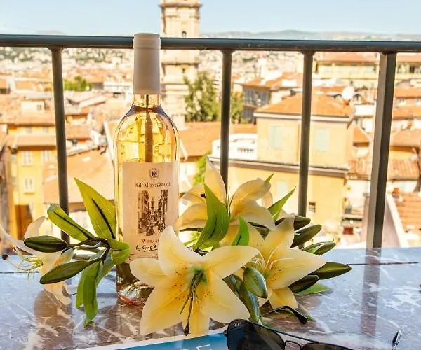 Providence - Elegant F3, Vue Incroyable, Balcon,ascenseur, Wifi Nice